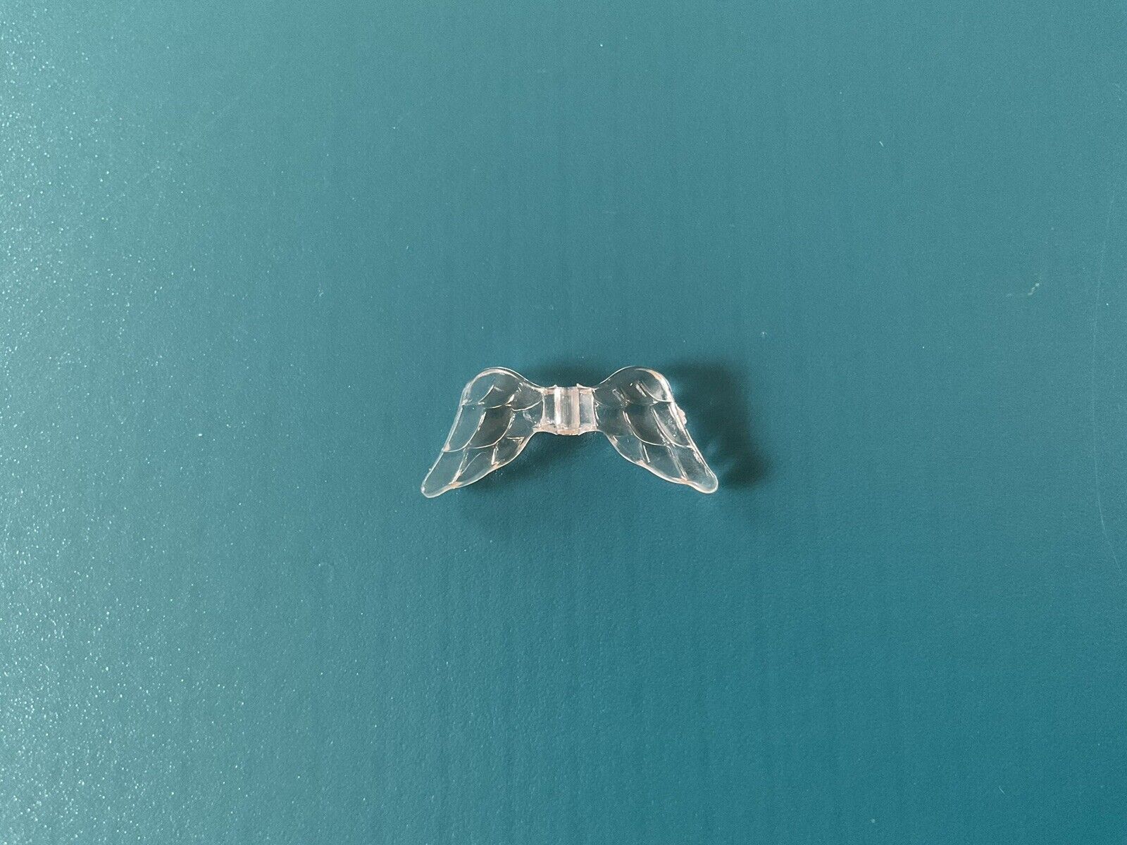 50 Flügel Perlen Schutzengel Acryl Transparent 