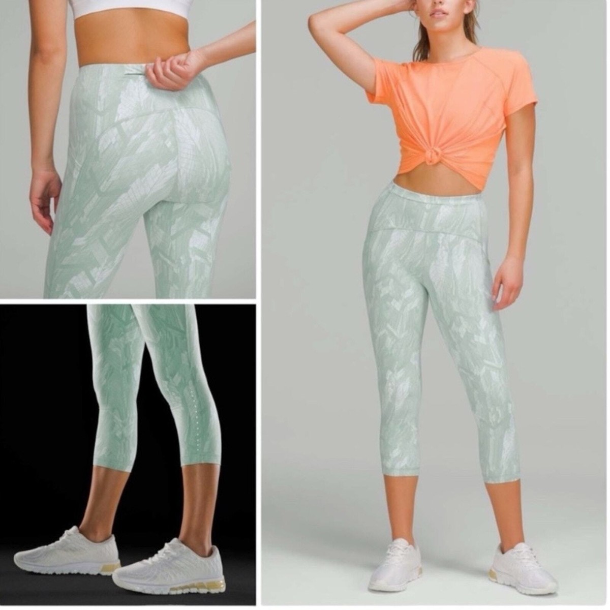 NEW Lululemon Swift Speed HR Crop 21” Reverberate Chevron Jacquard