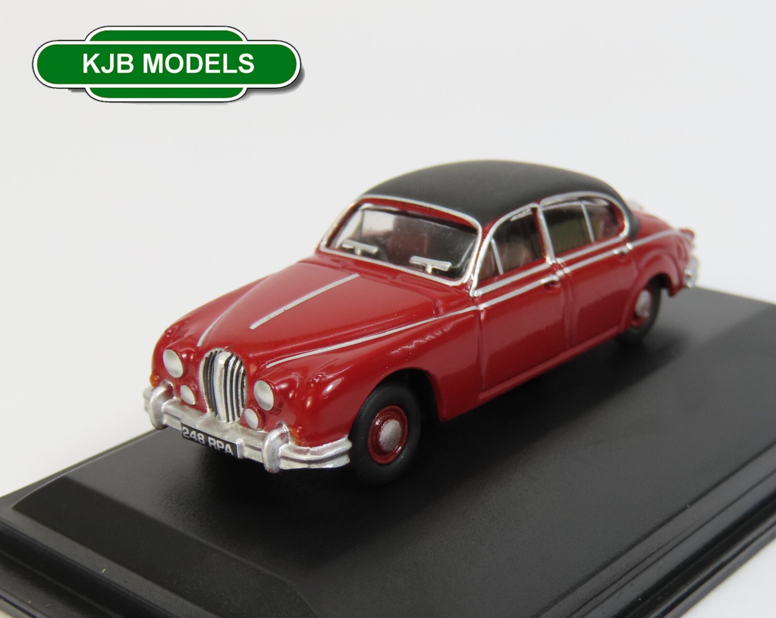 OO Gauge Oxford Diecast 1:76 76JAG2001 Jaguar MKII Jag Regency Red Car