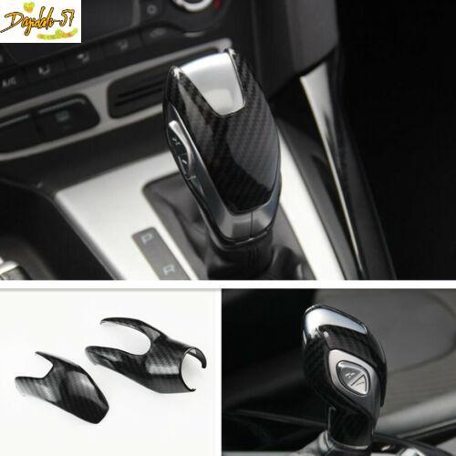 2013 Ford Fusion Accessories Carbon Fiber Look Gear Shift Knob Cover Trim For 2013-2016 Ford Escape & C-Max (Automatic) 2015 Ford Escape Seat Covers - Foto 4