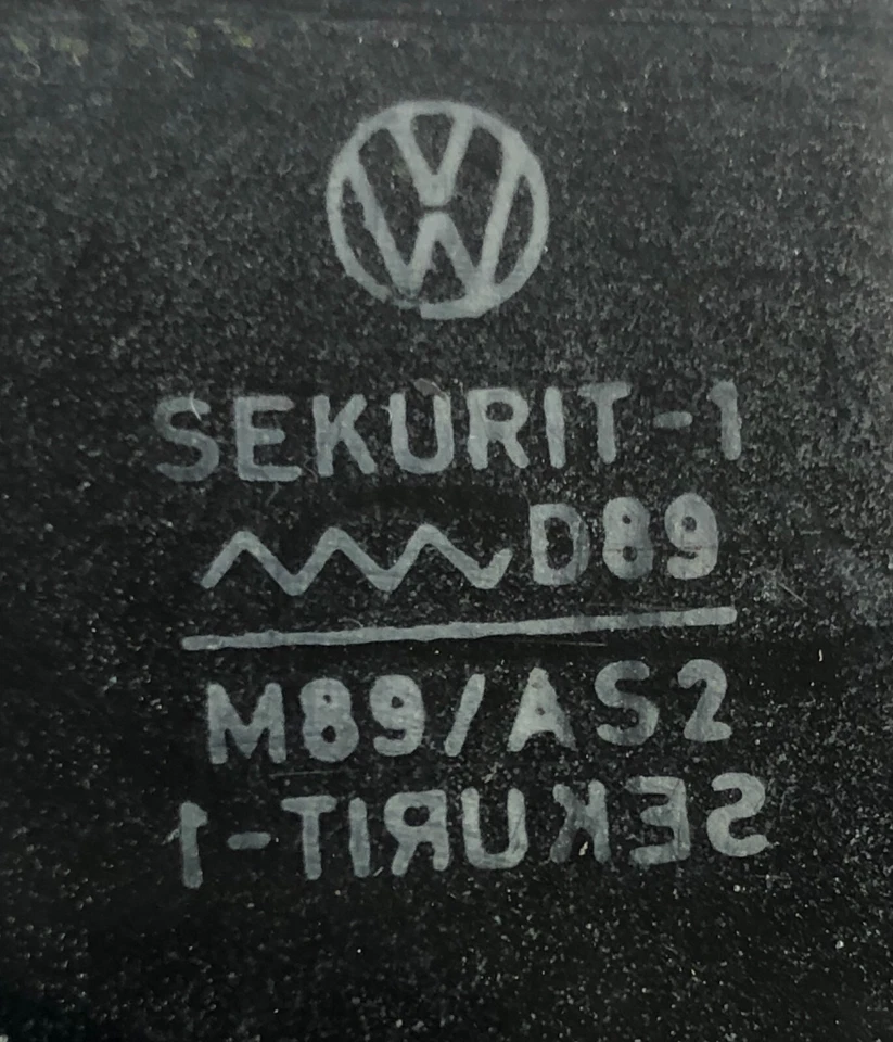 Vidrio ventana puerta pasajero VW Volkswagen Beetle original años 60 con riel 22 x 16 Foto 3 de 3