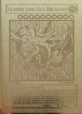 Slifer The Sky Dragon Yu-Gi-Oh TCG Metal Card Collectable-Gift-Display NO PAINT