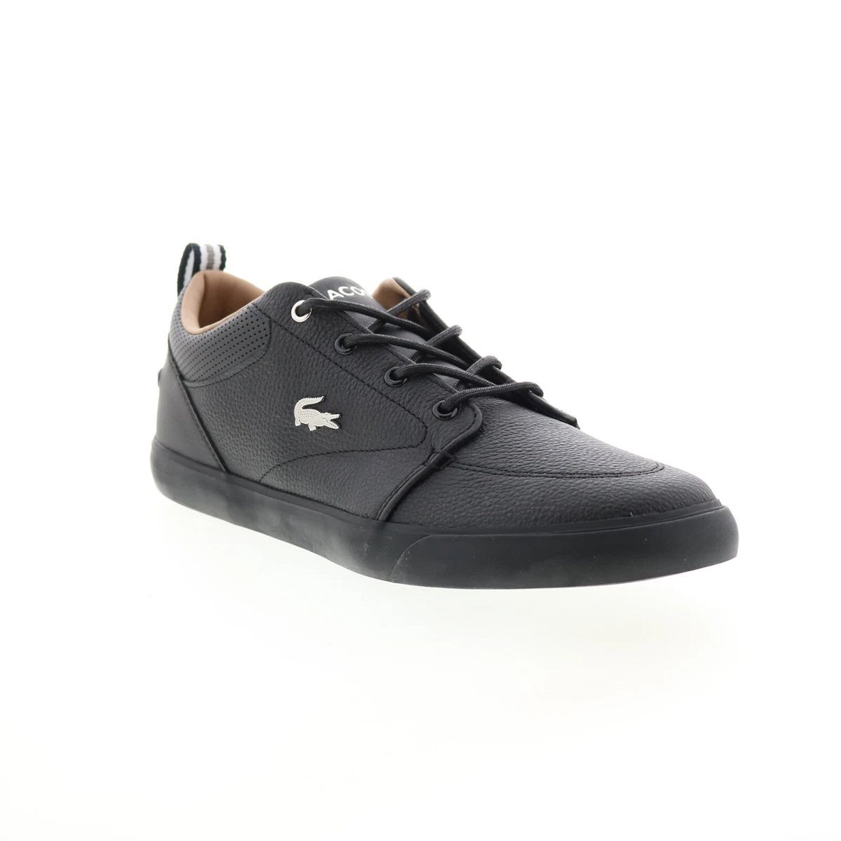 Lacoste Bayliss 119 1 U CMA Mens Black Leather Lifestyle Trainers