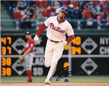 AARON ALTHERR   PHILADELPHIA PHILLIES   ACTION SIGNED 8x10