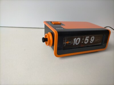 National Flip Clock Alarm TG02 orange Young Suyasuya Vintage H2