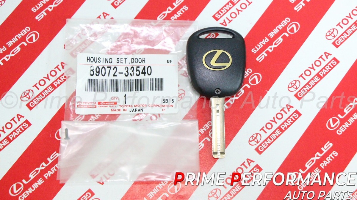 Lexus ES GS IS LS RX SC Genuine Blank Key Shell 89072-33540 04873