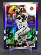 RYUTARO UMENO 2021 TOPPS CHROME NIPPON PURPLE REFRACTOR #297/299 HANSHIN TIGERS