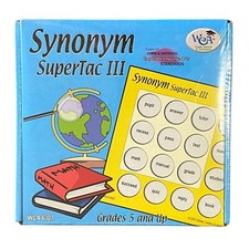 Synonym SuperTac III Language Arts Game Educational Homeschool Vocabulary