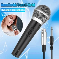 10ft Wired XLR Dynamic Vocal Microphone Professional Audio Handheld Karaoke Mic