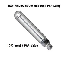 3pc BAY HYDRO HIGH PAR 600w HPS Digital High Frequency Bulbs SAVE $ W/ BAY HYDRO