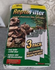 Tetrafauna Repto Filter Medium Disposable Filter Cartridges 3pack AQ-25845/16