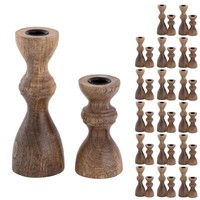 KerzenstäNder Masterbox 18X 2Er Set Stabkerzen Kerzenhalter H20/13X6Cm Rund Mang