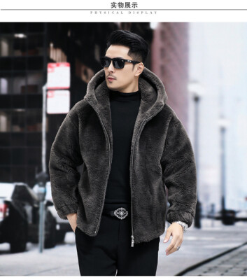 New Genuine Wool Loose Hooded Fur All-in-one Sheep Sheared