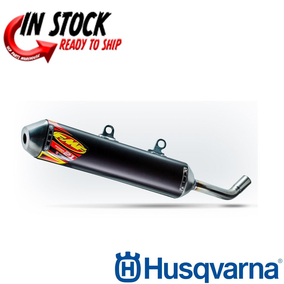 FMF HUSQVARNA KTM TURBINECORE 2.1 SILENCER BLACK 2023-2024 125 SX
