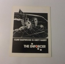 CLINT EASTWOOD THE ENFORCER PRESS PHOTOS + SYNOPSIS SHEET
