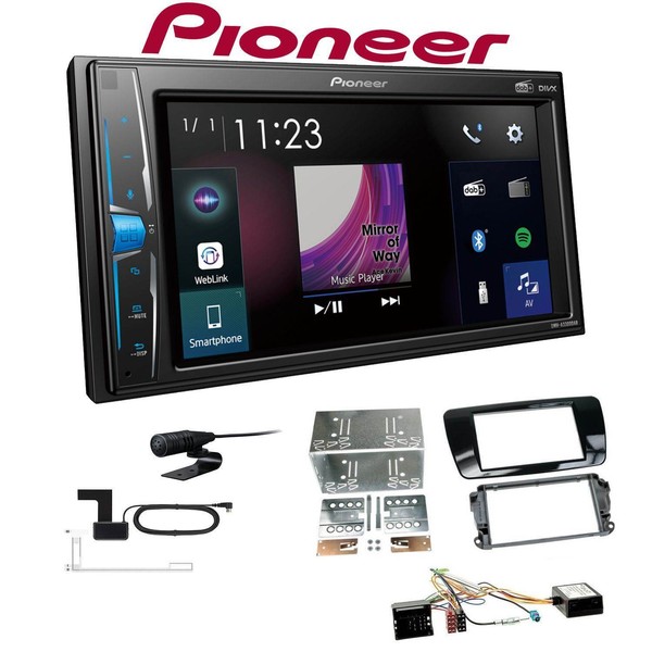 Pioneer Multimedia Autoradio Bluetooth Dab+ FüR Seat Ibiza IV Piano Canbus-image