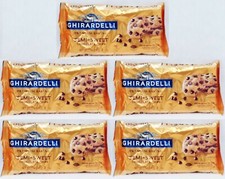 5 BAGS Ghirardelli Premium Baking SEMI-SWEET CHOCOLATE CHIPS 12 oz each