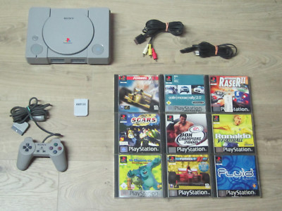 Playstation 1 komplett mit Gratis Spiel + Controller + MC PS1 PS 1 Konsole