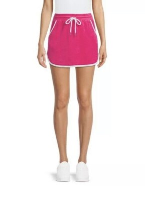 No Boundaries Juniors Knit Piped Terry Skirt Pink Size 3x(21) 