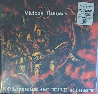 Vicious Rumors - Soldiers Of The Night - 2024 Hammerheart Records - Black Vinyl
