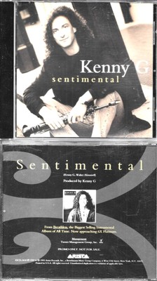 KENNY G  Sentimental  promo CD single with PicCover