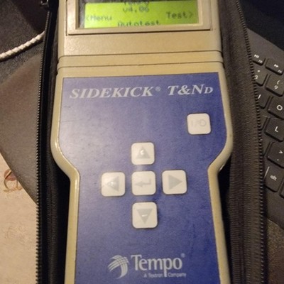 Tempo Sidekick T&Nd Twisted Pair Cable Multi Tester T And Nd