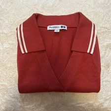 JW Anderson UNIQLO S V-neck Polo Shirt Men's Casual Top