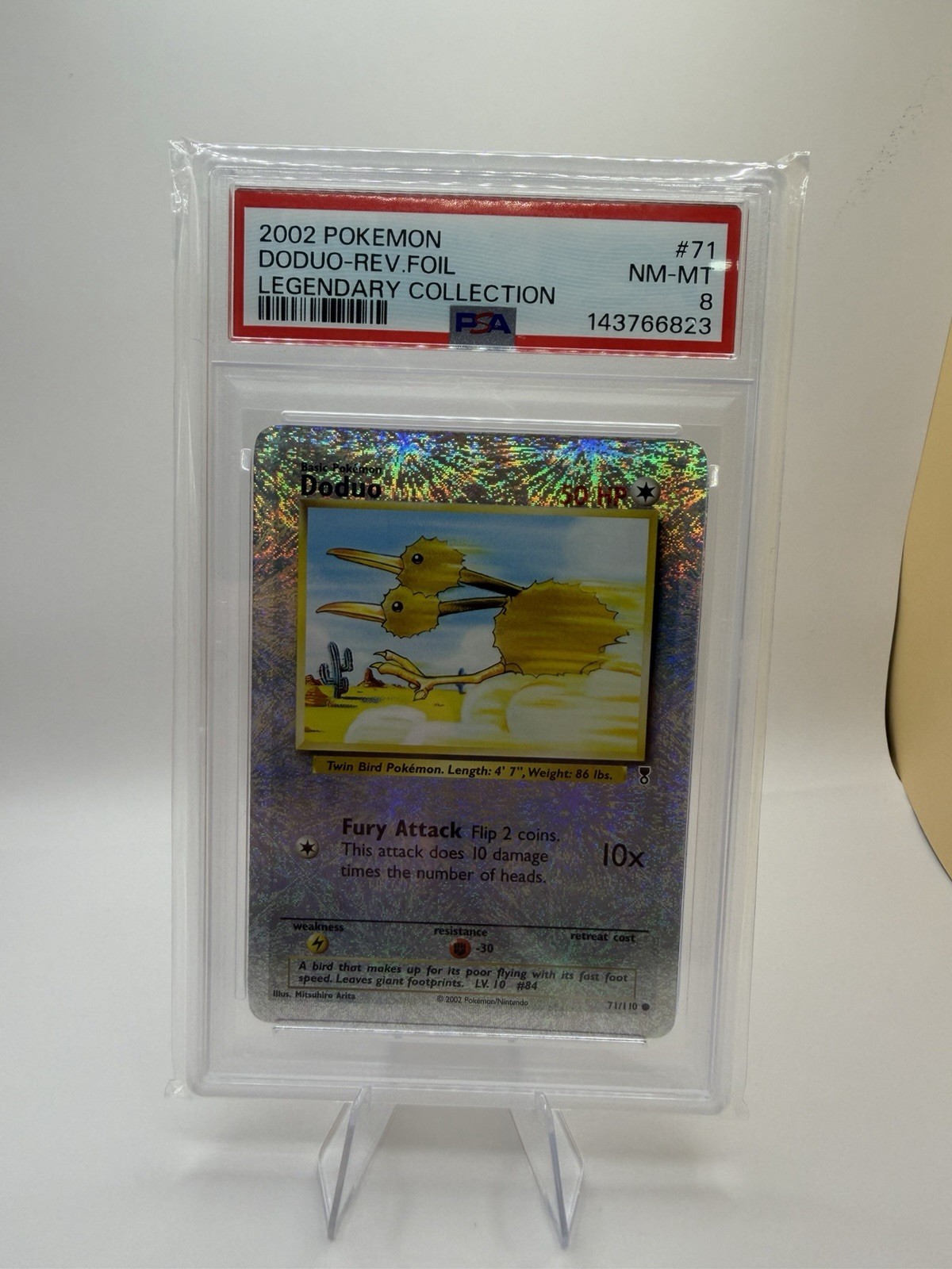 Doduo 71/110 Legendary Collection Reverse Holo PSA 8