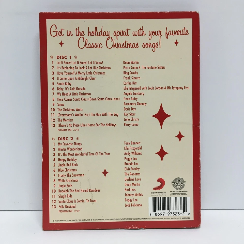 A Classic Christmas by Various Artists (2 CD Set, 2011, Sony) Elvis Presley - Image 2 of 4
