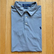 Polo Ralph Lauren Men  s Short Sleeve Performance Polo XL Gray Solid