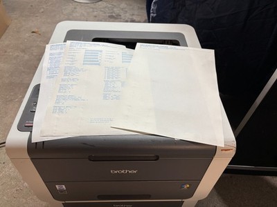 Brother HL-3142CW Laserdrucker Farblaserdrucker nur 3273 Seiten gedruckt WLAN
