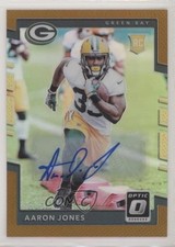 2017 Donruss Optic Rookies Bronze Auto Aaron Jones #135 Auto 0a1