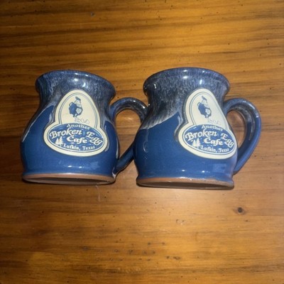 Vintage Deneen Pottery Another Broken Egg Cafe Coffee Mug In Lufkin , Texas USA