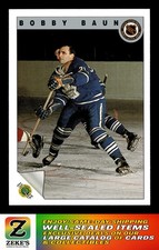 1991-92 ULTIMATE ORIGINAL 6 #30 Bobby Baun