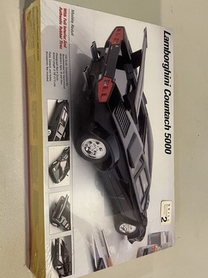 Vintage 1991 Testors Lamborghini Countach 5000 1/24 Model Kit 236 Sealed New