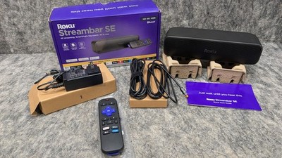 Roku Streambar SE 2 in 1 TV Soundbar with Built in 4K HD HDR Streaming  New 
