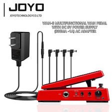 JOYO WAH II 3-Mode Wah Active Volume Pedal Dual Power Supply Lossless Circuit