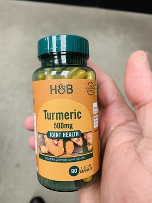 Holland & Barrett Kurkuma 500mg - 270 Kapseln. Nahrungsergänzungsmittel ( 3 x 90 Kapseln