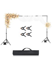 VEVOR✅Backdrop Stand,6.5 x 10 ft Adjustable Photo Backdrop Stand Kit,Portable Ba