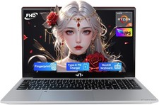 NIMO 15.6'' IPS FHD-Laptop, 8GB RAM 256GB SSD AMD Ryzen 5 4 Cores Up to 3.7GHz