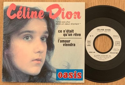 CELINE DION - CE N'ETAIT QU'UN REVE - 45T / 7'' VINYL - FRANZÖSISCH 1982 EMI PATHE