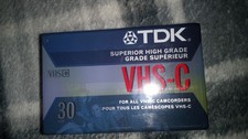 TDK VHS-C Superior High Grade 30 Minute.