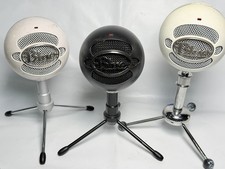Logitech Creators Blue Snowball iCE USB Microphone for Gaming Lot Of 3 UNTESTED