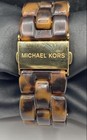 Women's Michael Kors Tortoise Acrylic Brown Chronograph Stainless 42mm Watch — photo 4