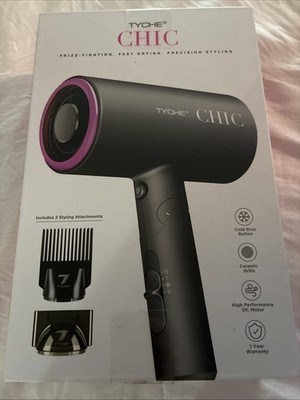 Tyche Chic Hair Dryer Cold Shot Ceramic Grills w/ 2 Attachments #HDCH01 Dyson 