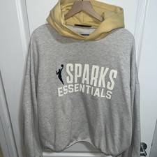 WNBA Essentials Fear Of God Hoodie Los Angeles  Sparks Size XL 