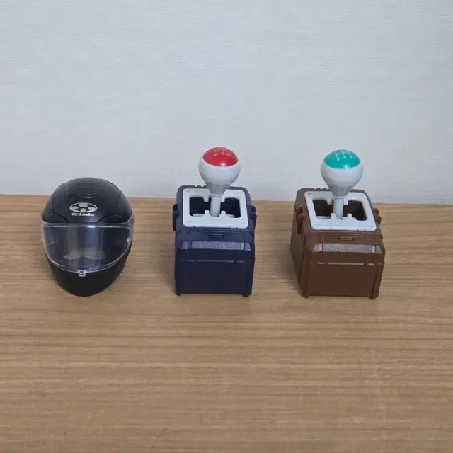 Motorcycle & Car Capsule Gacha Set - Includes Stick & Helmet