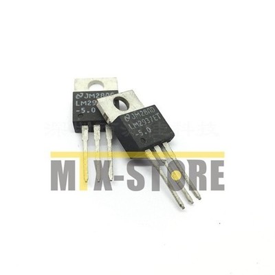 5PCS LM2937ET-5,0 IC REG LDO 5V 0,5A TO220-3 TI @zx