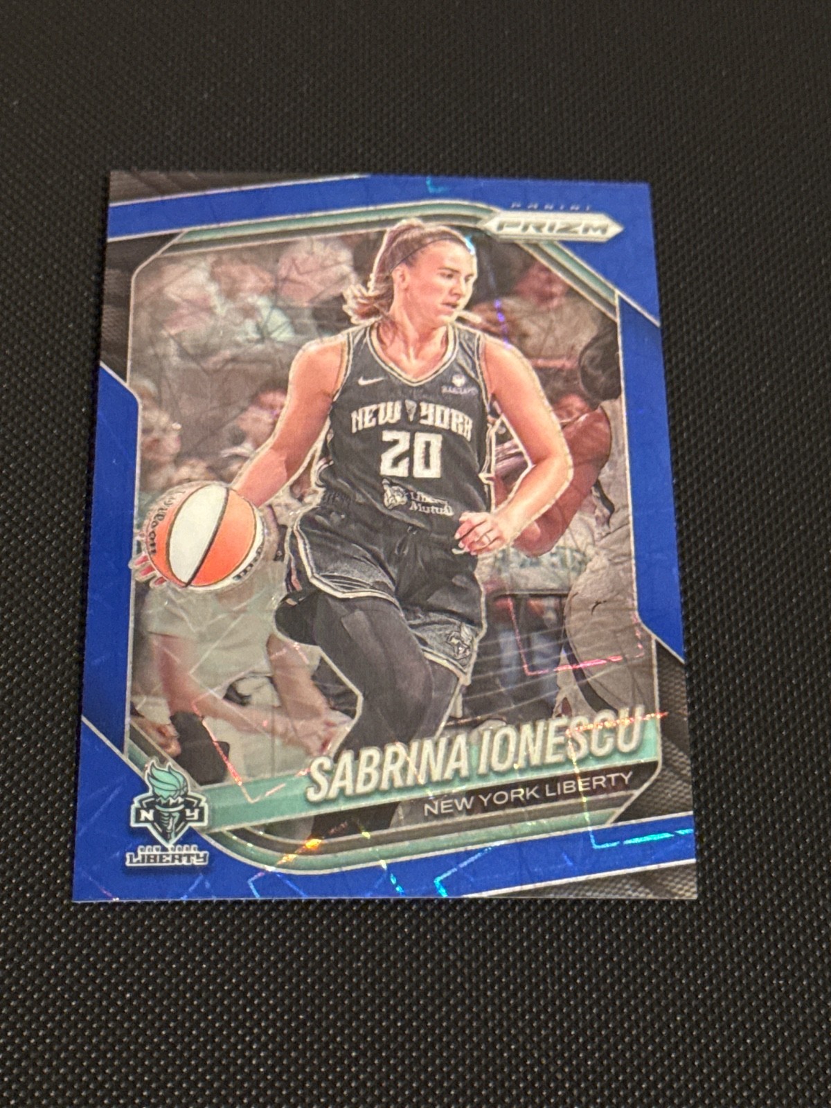 2025 Panini Prizm WNBA - Sabrina Ionescu #19 Blue Velocity Prizm