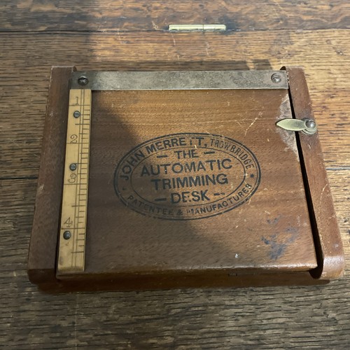 Victorian John Merrett Photographic Print Trimmer